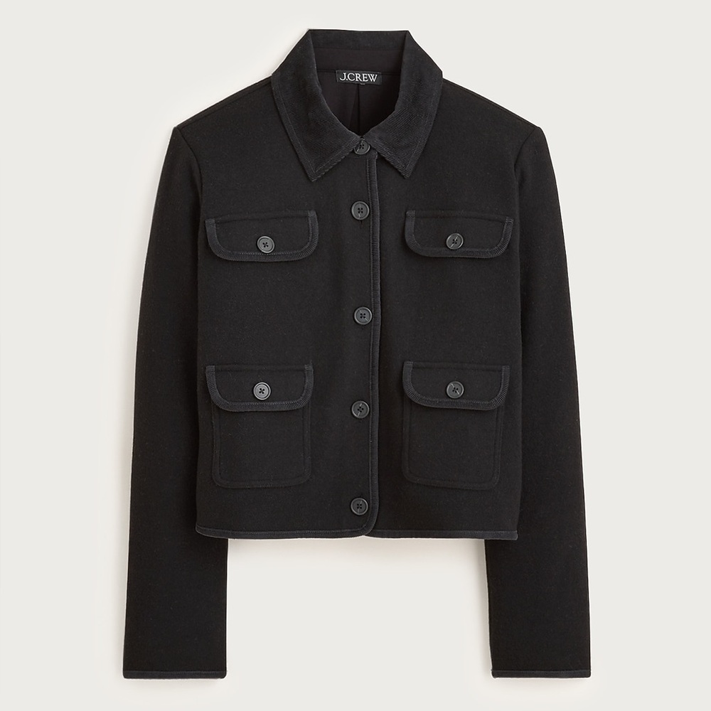 J. Crew Women’s Knit jacket in wool blend